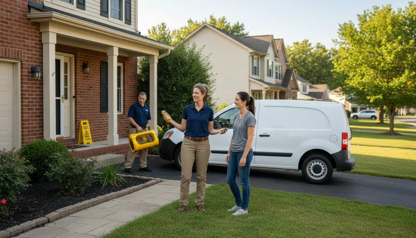 Residential water damage restoration in Ephrata, PA